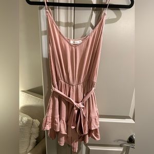 Pink romper. Size small.